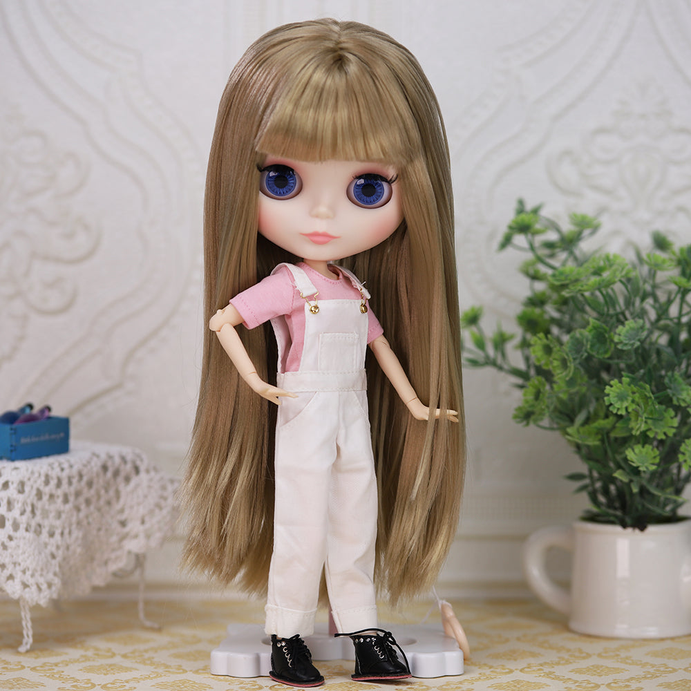 Mary β Premium Custom Neo Blythe Doll with Blonde Hair, White Skin & Matte Cute Face