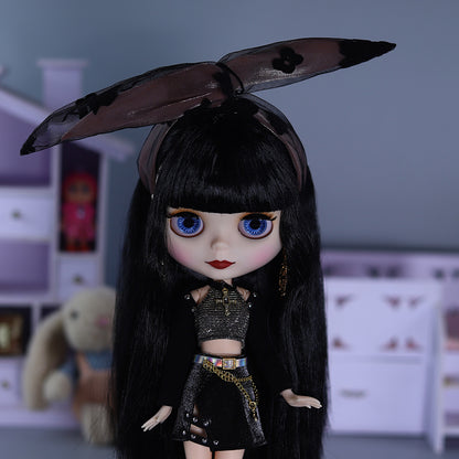 Blythe 1/6 Nude Doll 30cm White Skin Matte Face Spicy Cool Girl BJD Doll