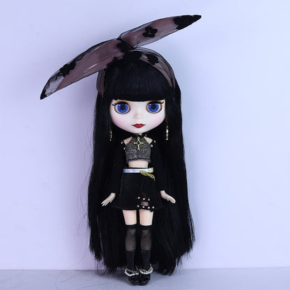 Blythe 1/6 Nude Doll 30cm White Skin Matte Face Spicy Cool Girl BJD Doll