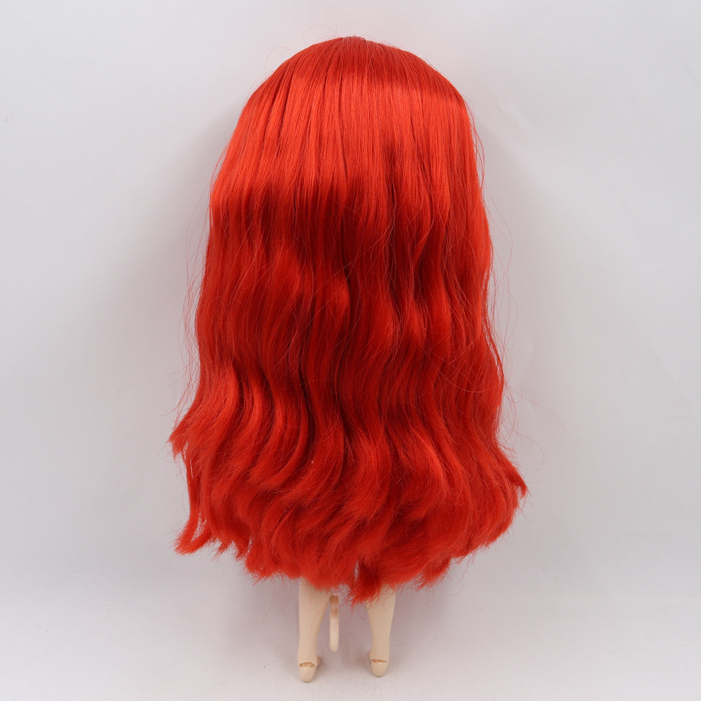 Margaret – Premium Custom Neo Blythe Doll with Red Hair, White Skin & Matte Pouty Face